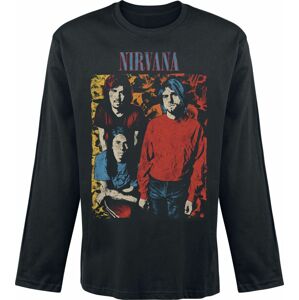 Nirvana Painting Tričko s dlouhým rukávem černá