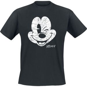 Mickey & Minnie Mouse Since Beaten Face Tričko černá
