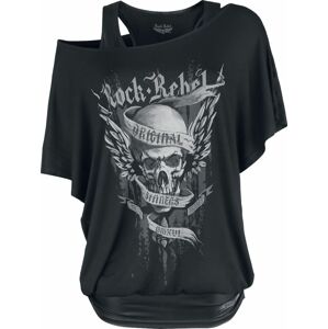 Rock Rebel by EMP When The Heart Rules The Mind Dámské tričko černá