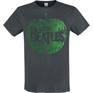 The Beatles Amplified Collection - Metallic Edition - Apple Records Logo Tričko charcoal