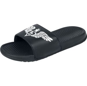 Rock Rebel by EMP EMP sandály s potiskem s lebkou sandály černá