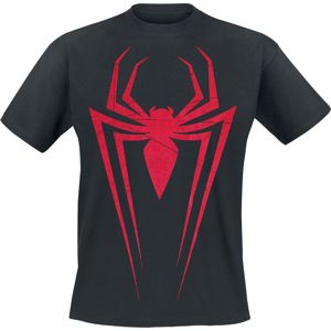 Spider-Man Miles Morales Logo Tričko černá
