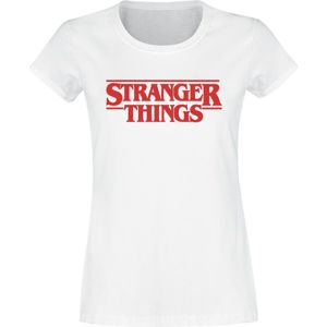 Stranger Things Classic Logo Dámské tričko bílá