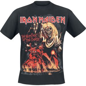 Iron Maiden Number Of The Beast Graphic Tričko černá