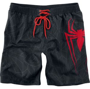 Spider-man Spider Logo pánské plavky cerná/cervená