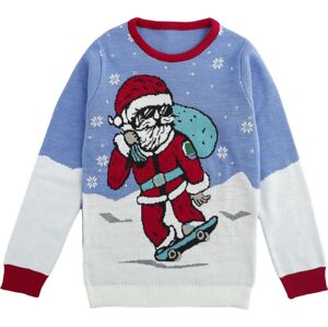 Ugly Christmas Sweater Skating Santa detská mikina vícebarevný