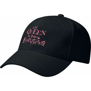 Sprüche Queen Of Fuckin` Everything Baseballová kšiltovka černá