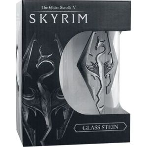The Elder Scrolls V - Skyrim - Dragon Symbol Půllitr transparentní