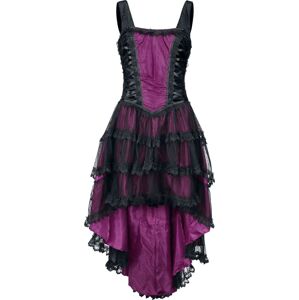 Sinister Gothic Šaty Mullet Šaty cerná/ružová