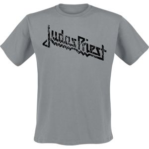 Judas Priest Vintage Logo Tričko šedá