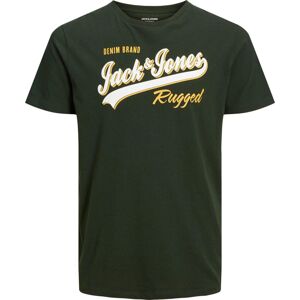Jack & Jones Junior Tričko Logo detské tricko zelená