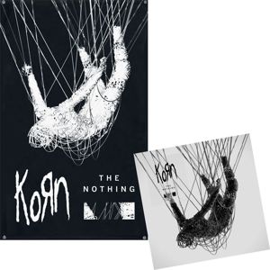 Korn The nothing CD & vlajka standard