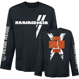 Rammstein White Cross Tričko s dlouhým rukávem černá