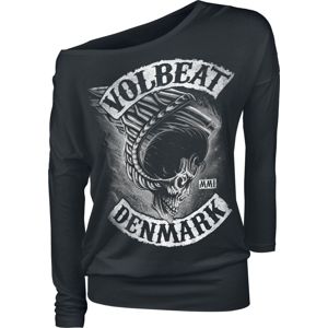 Volbeat Flying Skullwing dívcí triko s dlouhými rukávy černá