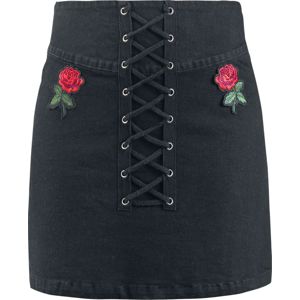 Jawbreaker Sukně Not A Romantic Rose mini sukně černá
