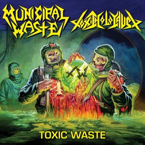 Municipal Waste / Toxic Holocaust Toxic waste EP modrá