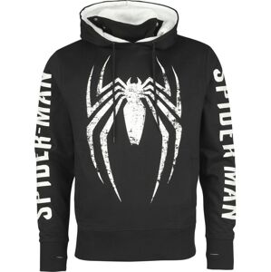 Spider-Man Game Logo Mikina s kapucí cerná/šedá