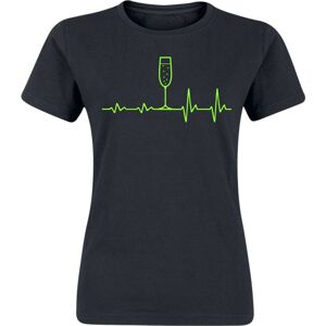 Alcohol & Party EKG - Sekt Dámské tričko černá