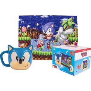 Sonic The Hedgehog Fanpaket (3D Tasse und Puzzle) Fan balícek vícebarevný