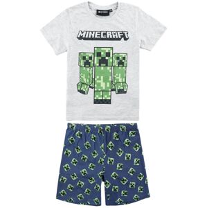 Minecraft Kids - Creeper Dětská pyžama šedá/modrá
