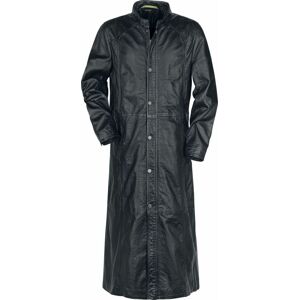 Matrix Neo Kožený kabát černá