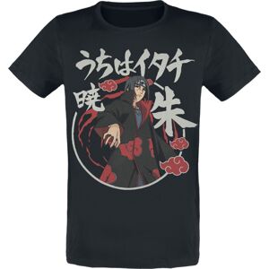 Naruto Akatsuki Itachi Tričko černá