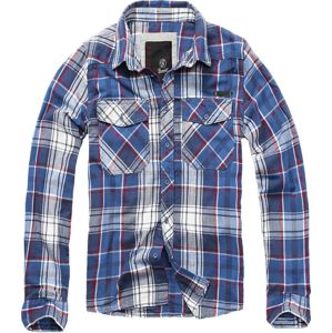 Brandit Checkshirt Košile modrá/cervená/bílá