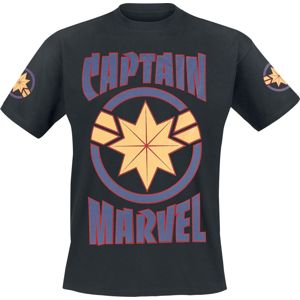 Captain Marvel Logo - Star tricko černá
