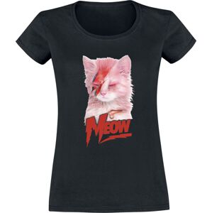 Goodie Two Sleeves Meow Dámské tričko černá