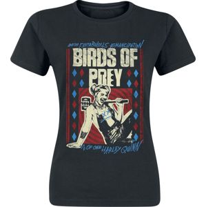 Birds Of Prey Harley Quinn - Wanna Play dívcí tricko černá