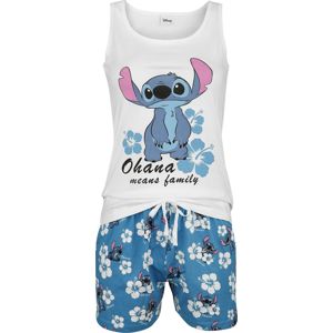 Lilo & Stitch Hawaii pyžama bílá/modrá