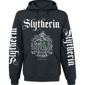 Harry Potter Slytherin - Wappen Mikina s kapucí černá