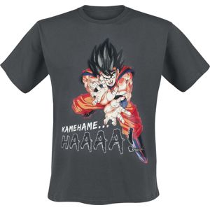 Dragon Ball Z - Kamehameha tricko tmavě šedá