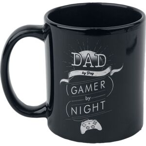 Family & Friends Dad By Day - Gamer By Night Hrnek černá