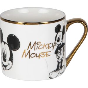 Mickey & Minnie Mouse Micky Hrnek bílá/zlatá