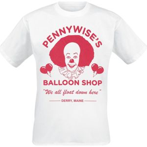 IT Pennywise Balloon Shop tricko bílá