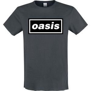 Oasis Amplified Collection - Logo Tričko charcoal