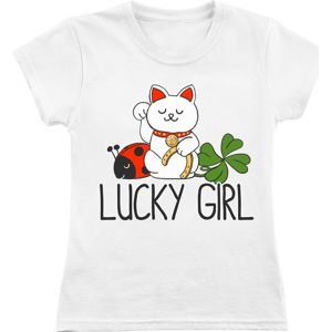 Lucky Girl detské tricko bílá