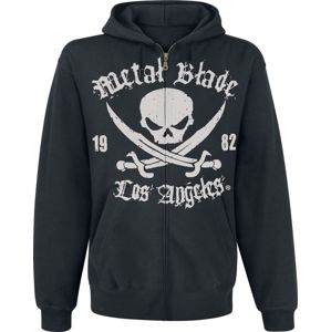 Metal Blade Pirate Logo mikina s kapucí na zip černá