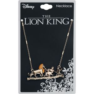 The Lion King Simba, Timon und Pumba Náhrdelník - řetízek zlatá