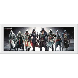 Assassin's Creed Characters Zarámovaný obraz vícebarevný