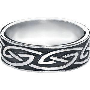 Rock-Silver Celtic Tribal prsten stríbrná
