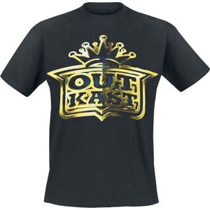 OutKast Gold Logo tricko černá
