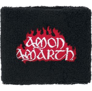 Amon Amarth Red Flame - Wristband Potítko černá