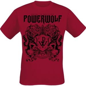 Powerwolf Logo (red) Tričko červená
