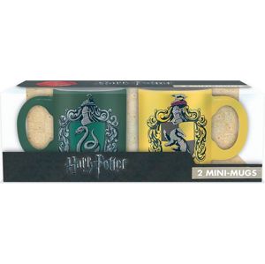 Harry Potter Sada šálek na espresso Slytherin & Hufflepuff Hrnek - sada vícebarevný