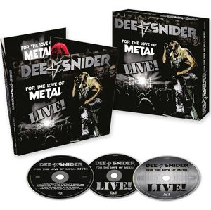 Snider, Dee For the love of Metal - Live CD & DVD & Blu-ray standard