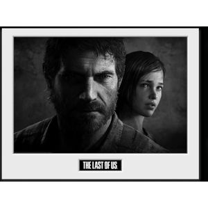 The Last Of Us Black And White Zarámovaný obraz standard