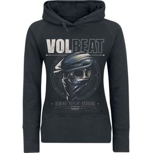 Volbeat Bandana Skull dívcí mikina s kapucí černá