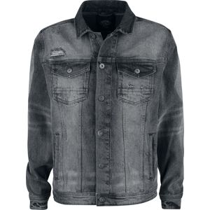 Shine Original Denim Jacket Metal Grey riflová bunda tmavě šedá